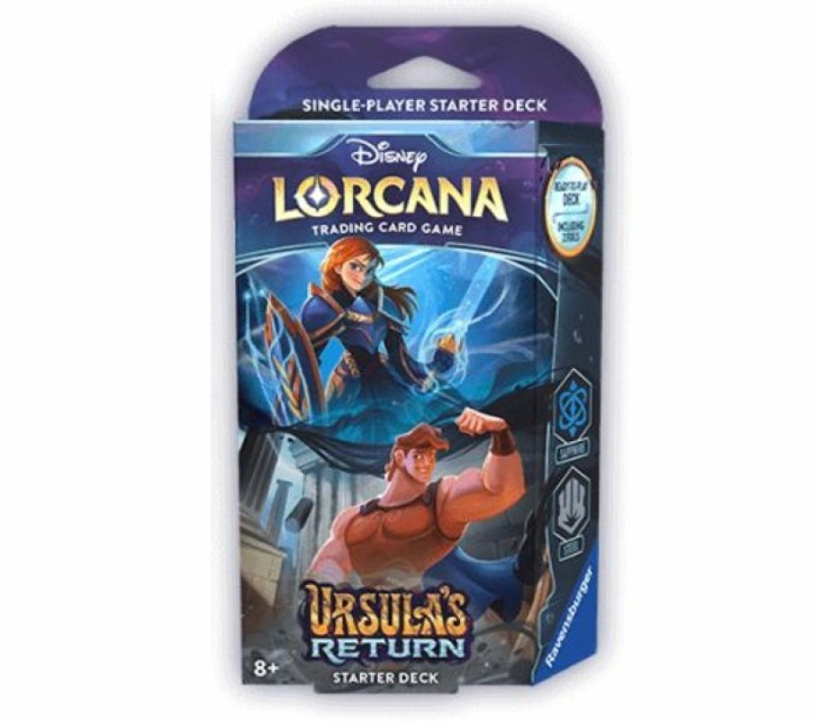 Ravensburger Disney Lorcana Series | Lorcana: Ursula'S Return: Starter Deck - Anna & Hercules